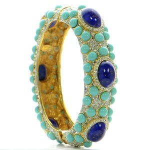 Vintage Kenneth Jay Lane KJL Cabochon Crystal Bracelet